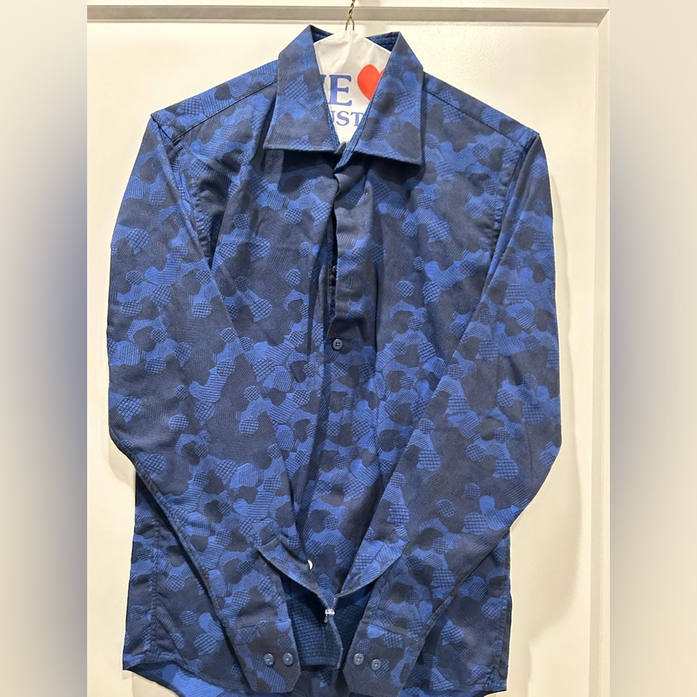Lot of 4 Tween/Teen boys button-down collared dress shirts - designer size 14-16